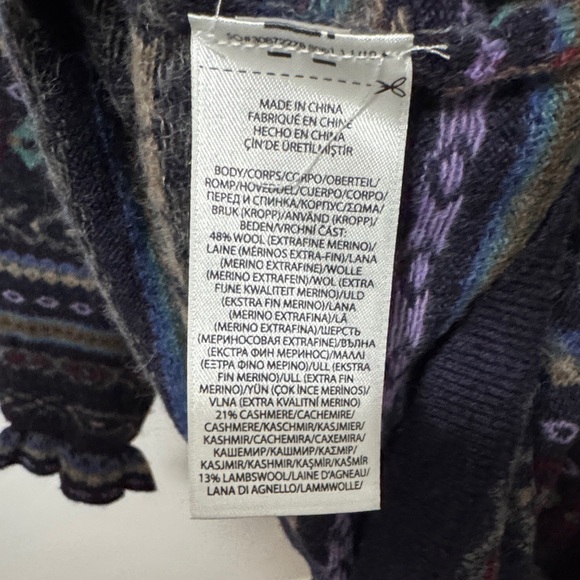 Polo by Ralph Lauren Multicolor Patterned Sweater - Picture 8 of 8